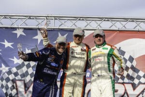 podium Brands Hatch NASCAR Whelen Euro Series