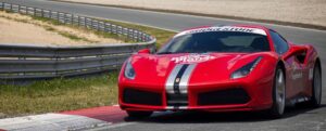 Ferrari 488 GTB op het Scheivlak tijdens een Unlimited VIP Experience op Circuit Zandvoort.